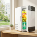 Portable Dual Zone Mini Fridge Home Car Office Dorm Refrigerator