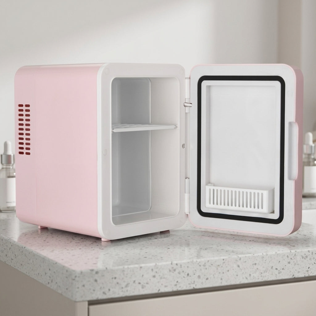 Compact Mini Fridge Personal Cooler For Home Car Office Dorm Use