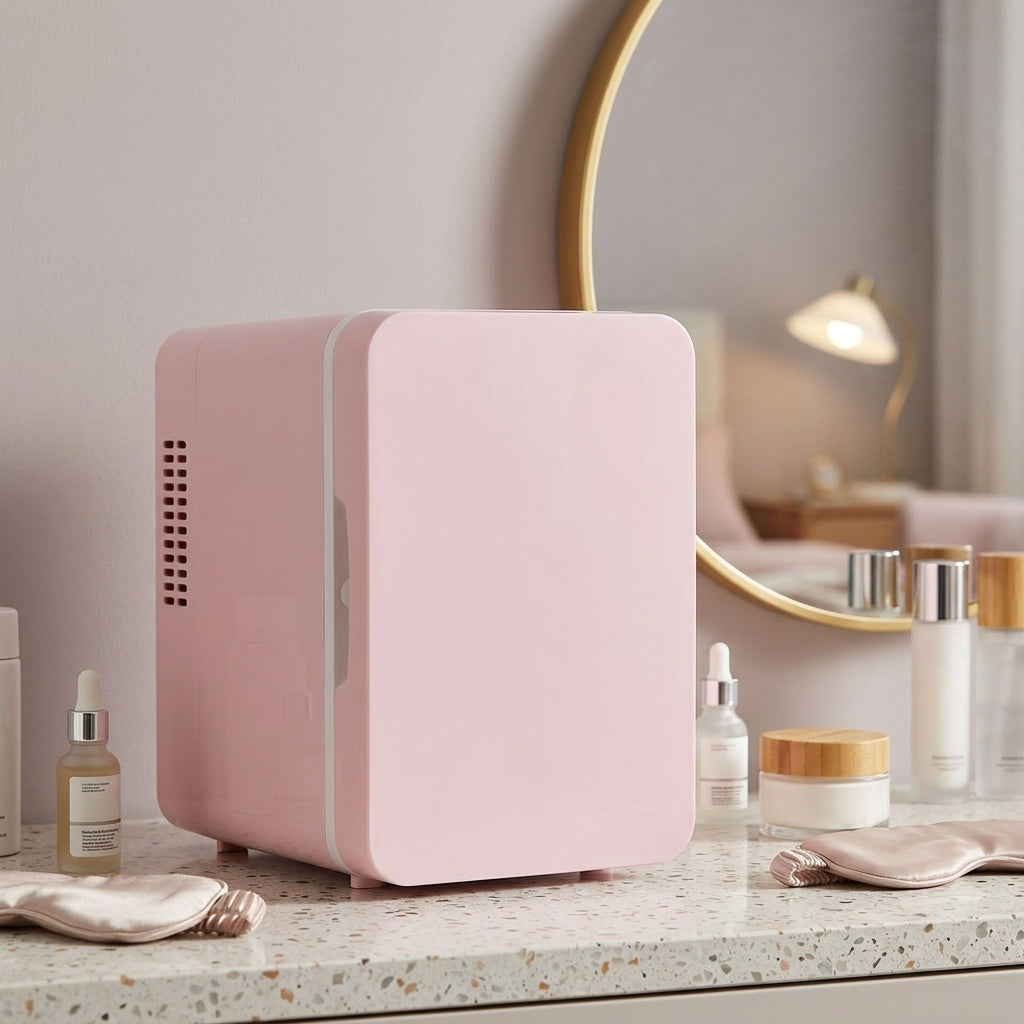 Compact Mini Fridge Personal Cooler For Home Car Office Dorm Use
