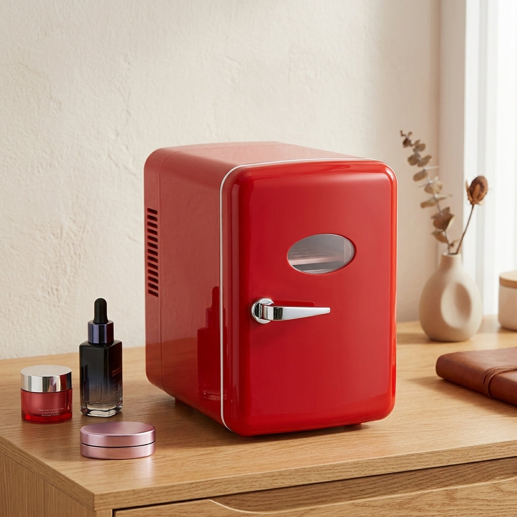 4L Dual Use Mini Fridge Skincare Makeup Cooling Gift Refrigerator
